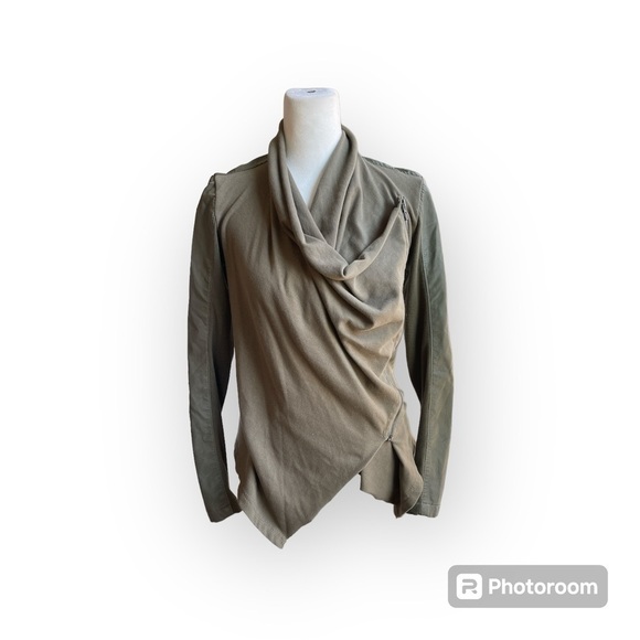 Blank NYC cardigan jacket XS - army green - Picture 2 of 4
